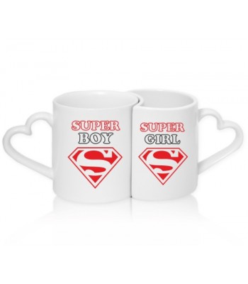 Кружки парные SUPER BOY/GIRL