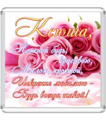 Магнит Ксюша