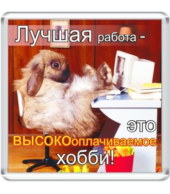 Магнит Лучшая работа...